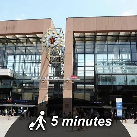 アパート Calme & Repos A 5 Min Gare Sncf Part-dieu *